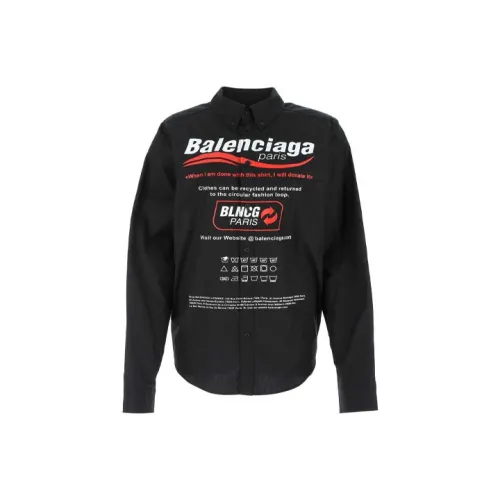 Balenciaga Dry Cleaning Logo Shirt