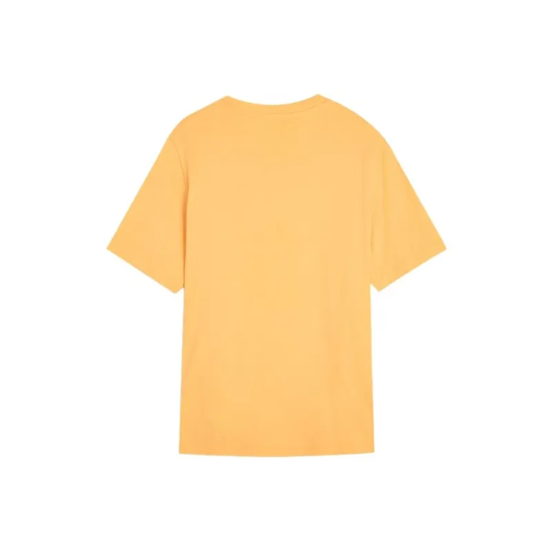 PUMA Basic GRAPHICS SS25 T Shirt Men's Apricot Yellow 41-1