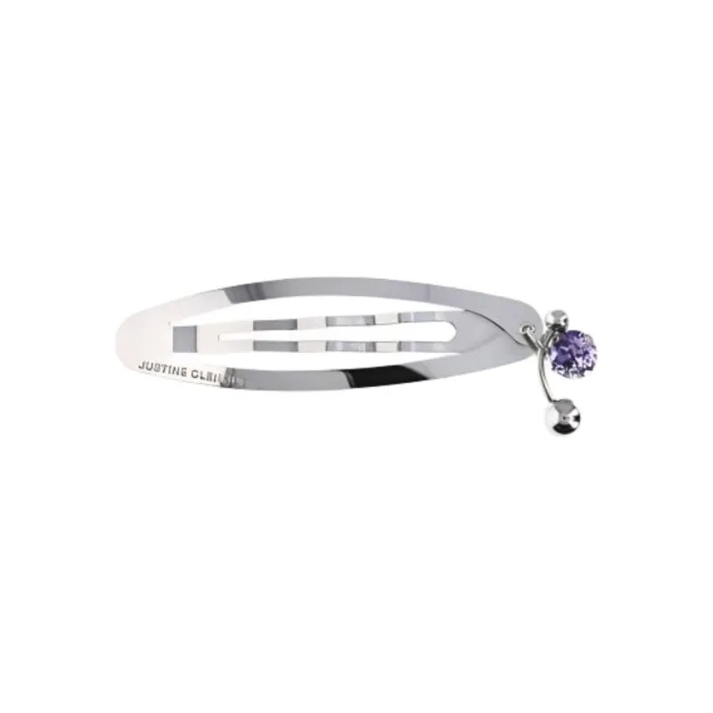 JUSTINE CLENQUET Palladium Plated Hair Clips Unisex Silver-0