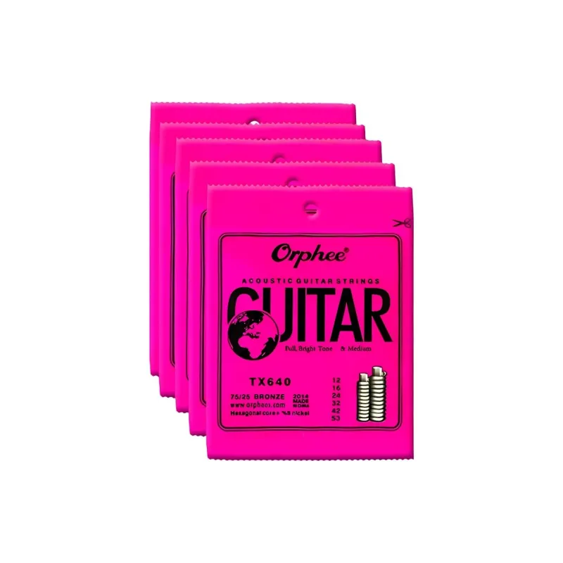 ORPHEE Orufi TX Collection TX620 TX630 TX640 Acoustic Guitar Strings Musical Instrument Accessories-1