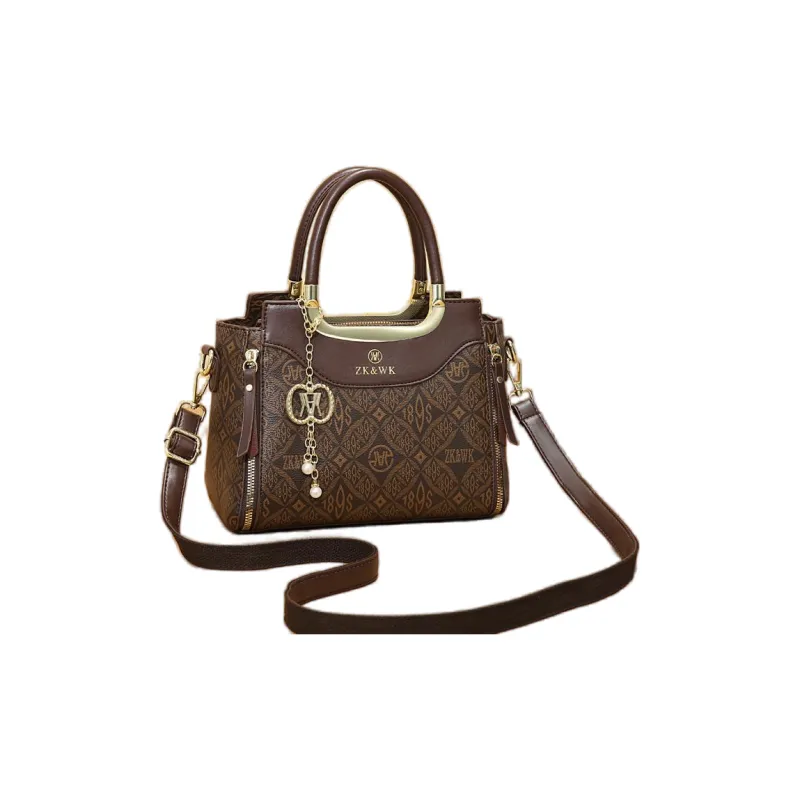 Weymond Artificial Leather Crossbody One Shoulder Handbag Women's Ecru/Earth Yellow/Coffee-5