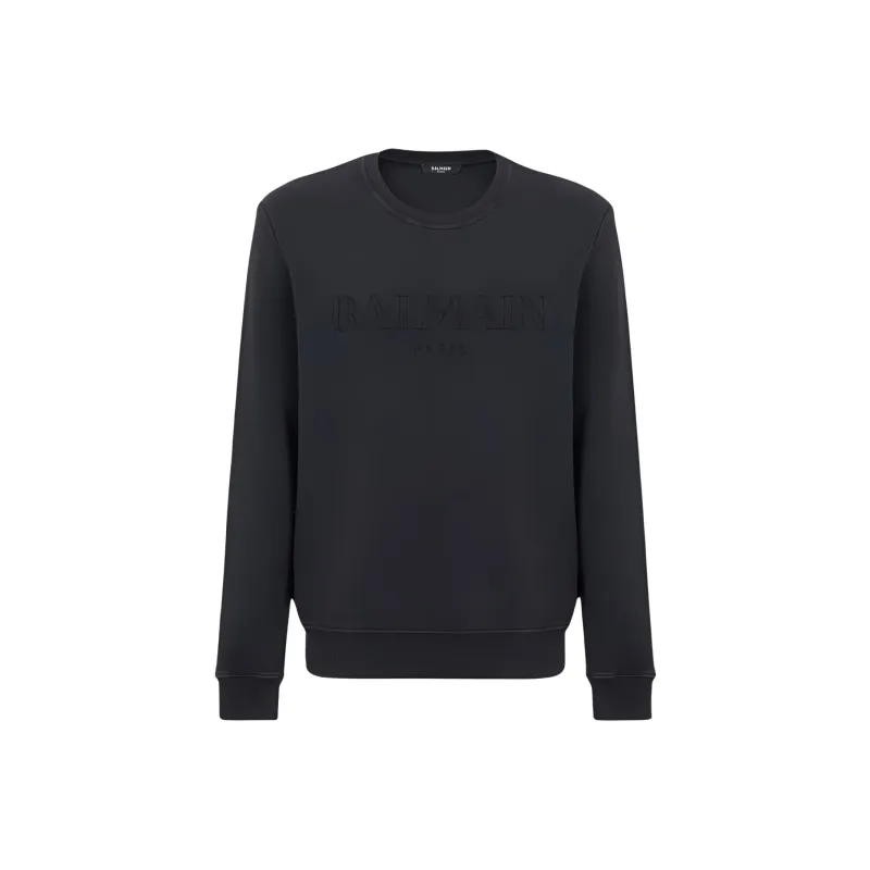 BALMAIN Vintage Logo Embroidered Sweatshirt-0
