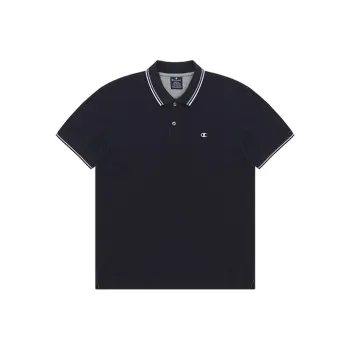 Champion SS22 Letter Solid Color Polo Shirt Summer Unisex