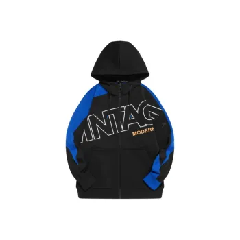 XTEP Vitality Series Sweatshirt Men's Jet Black/Phantom Blue