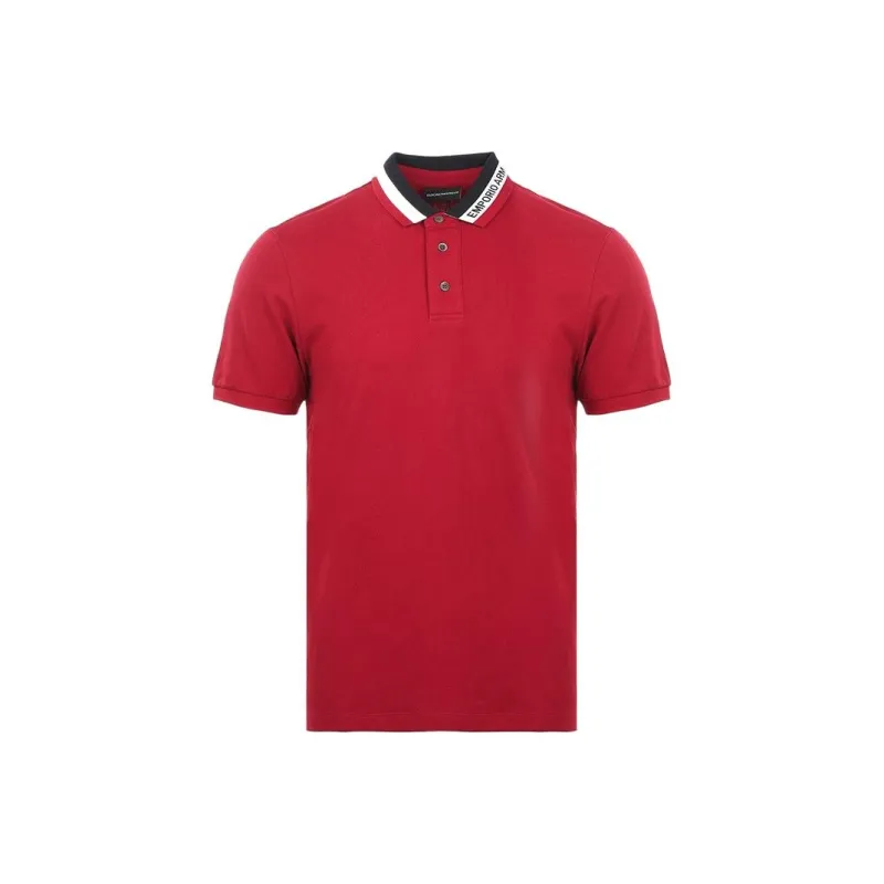 EMPORIO ARMANI Polo Shirts Men Red-0