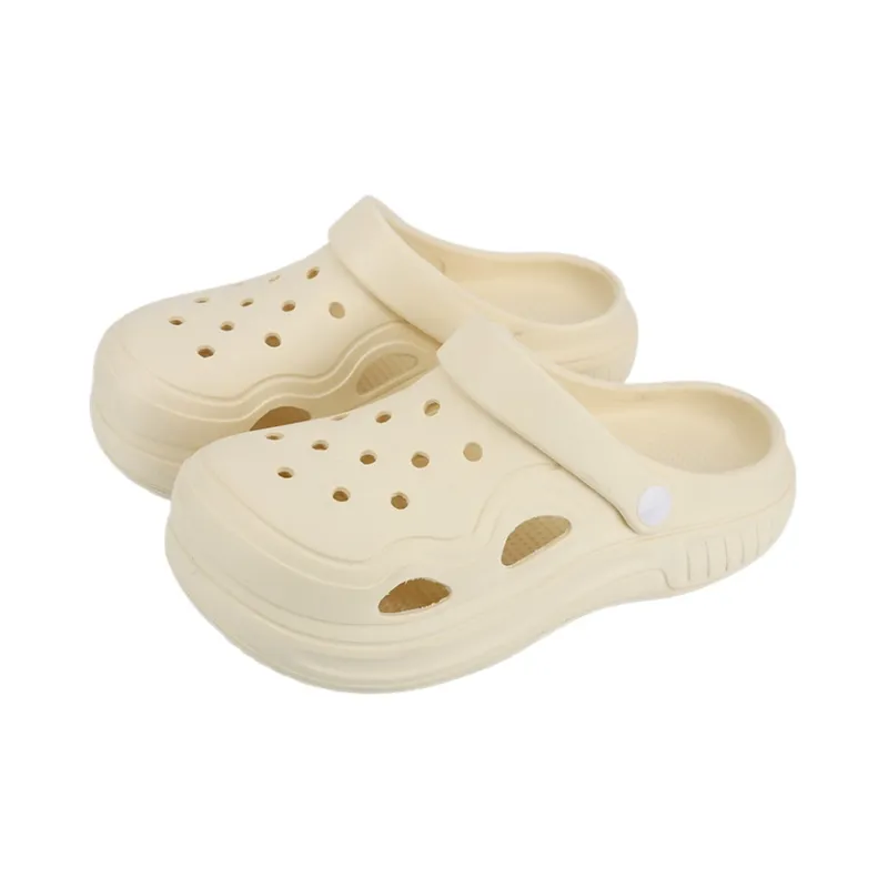 Warm Edge Closed Toe Slippers Summer Minimalist Style Fashion Breathable Platform Students Dormitory Slippers-11