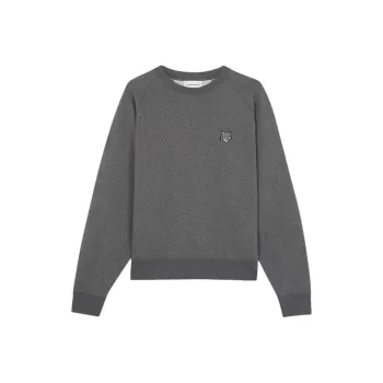 Maison Kitsune Bold Fox Head Patch Oversized Sweatshirt