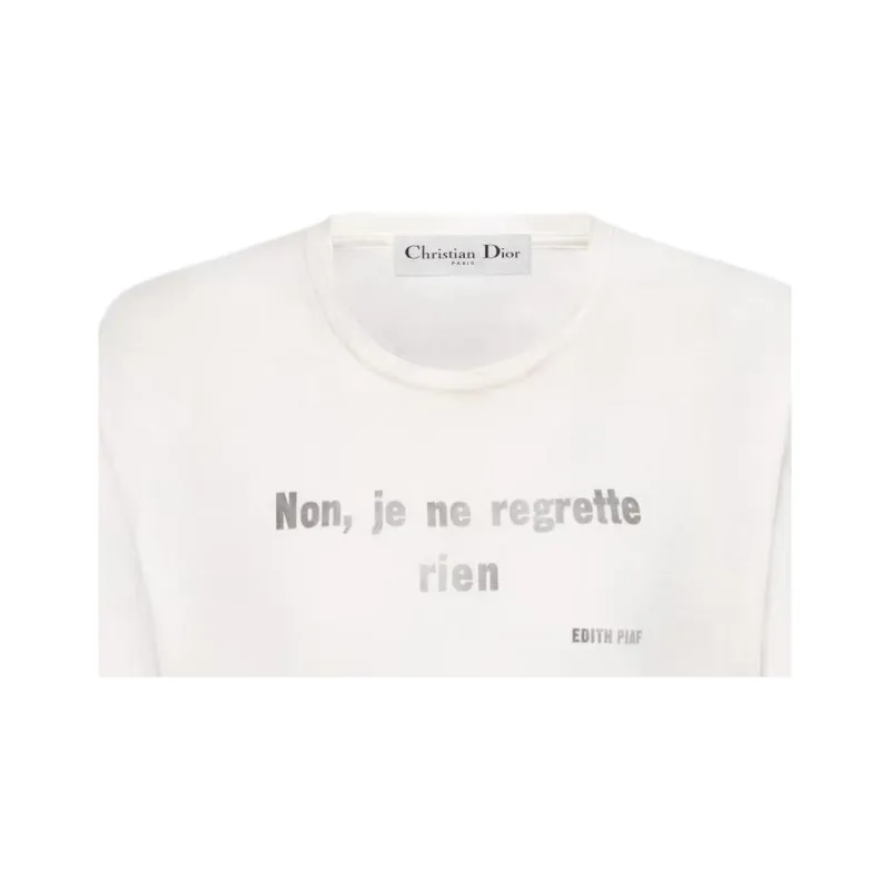 DIOR Tears T Shirt Women's White-4
