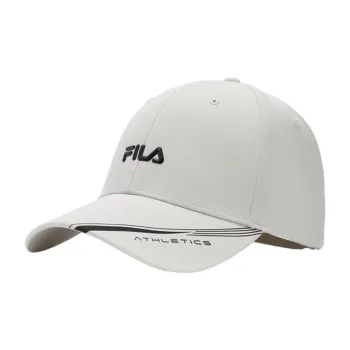 FILA Athletics Polyester Baseball Caps Unisex Moonlight Gray