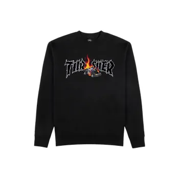 Thrasher Sweatshirt Unisex Black