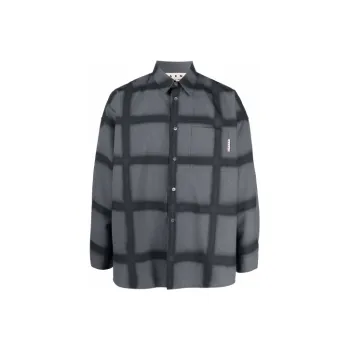 MARNI Shirts Men Gray