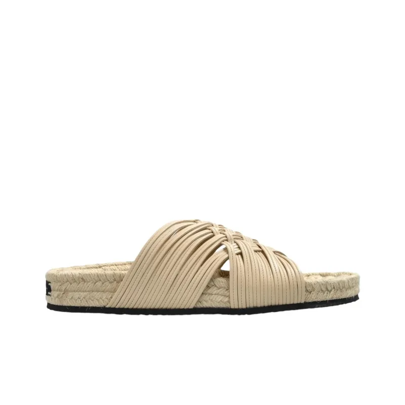 Stella McCartney Slide Slippers Women's Beige-1