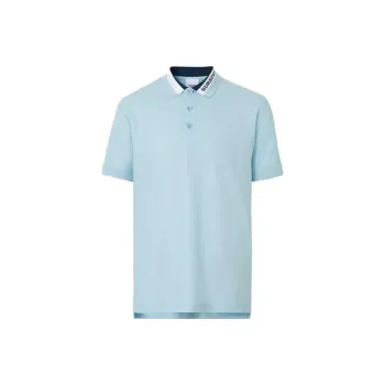 Burberry SS22 Polo Shirt Men's Light Blue