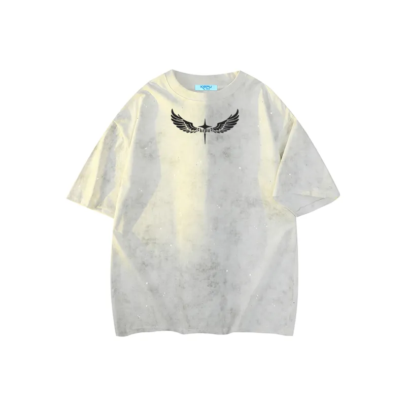 Kepu T Shirt Unisex Tie Dye Black-3