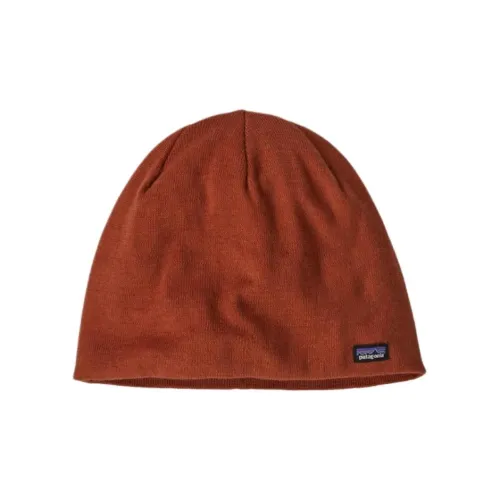 Patagonia Recycled Polyester Beanies Unisex Orange