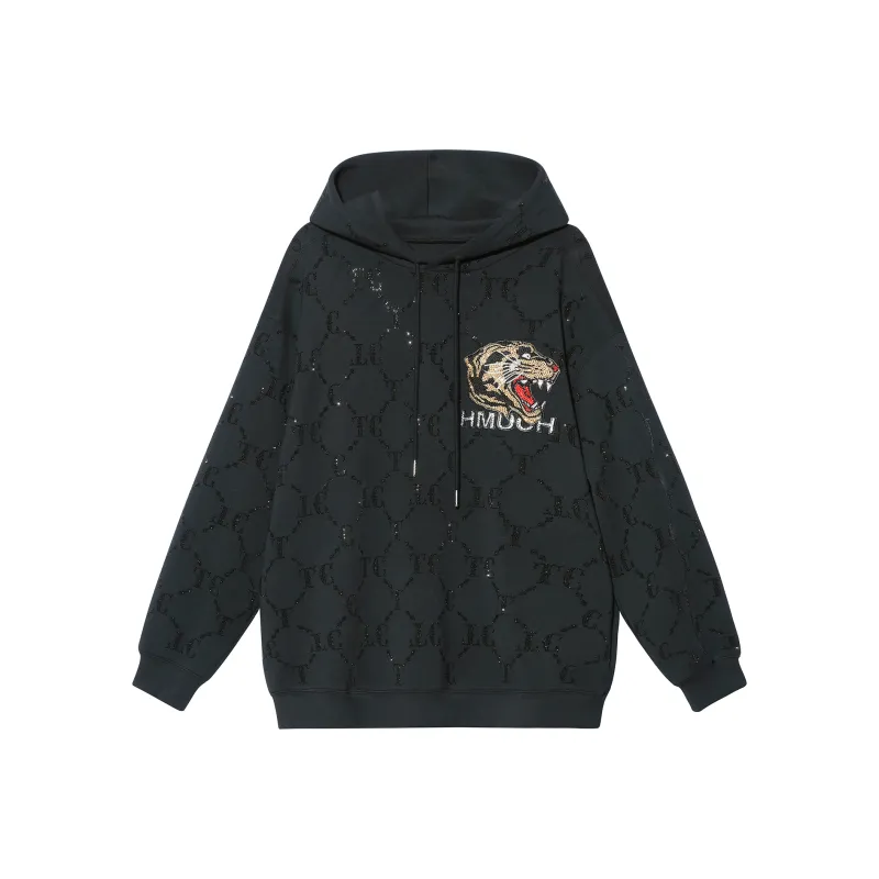 TCH Sweatshirts Unisex Black With Black Logo-0