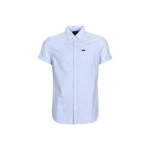 SUPERDRY Shirt Men's Light Blue