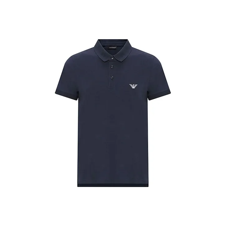 EMPORIO ARMANI Polo Shirt Men's Navy Blue-0