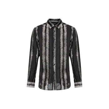 ANDREW MACKENZIE SS24 Shirt Men's Black Gray
