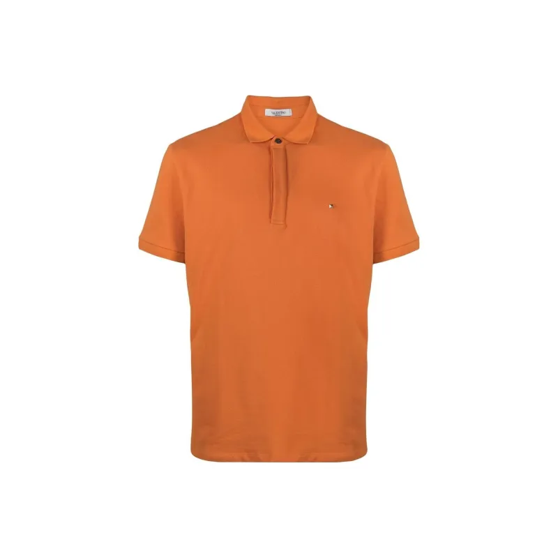 Valentino Polo Shirts Men Orange-0