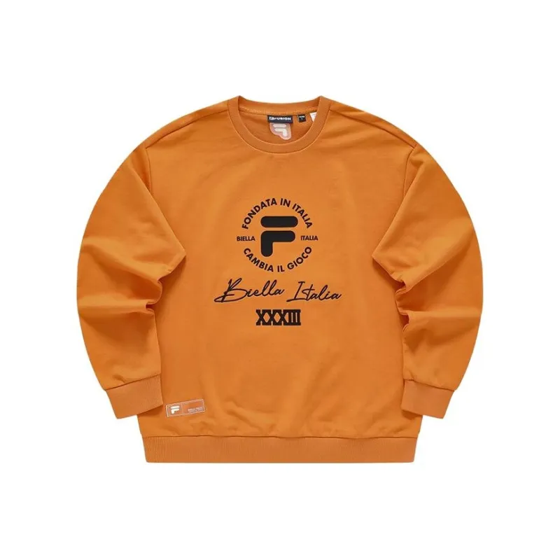 FILA FUSION Sweatshirts Men Jamaica Orange-0