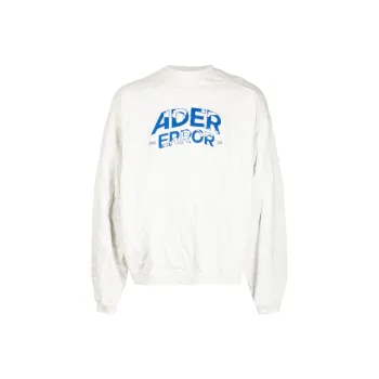 ADER ERROR Logo embroidered Crinkled Sweatshirt