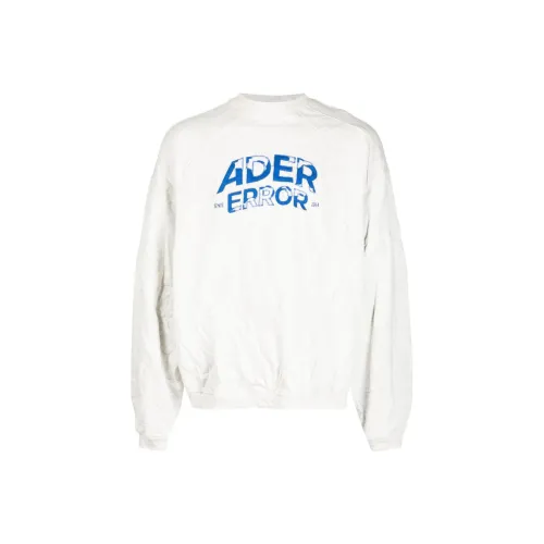 ADER ERROR Logo embroidered Crinkled Sweatshirt