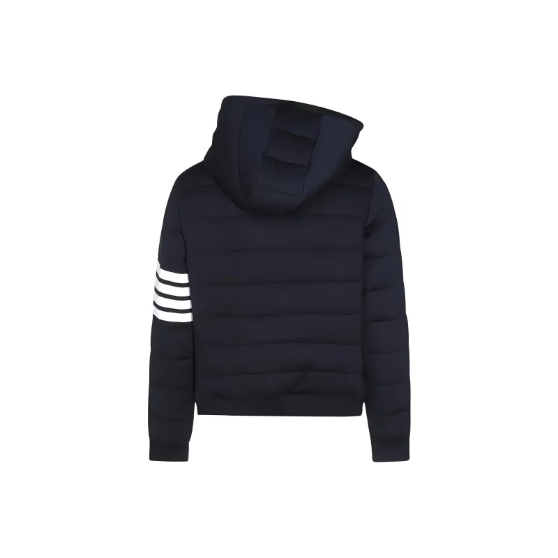 THOM BROWNE Striped Hooded Jacket-1