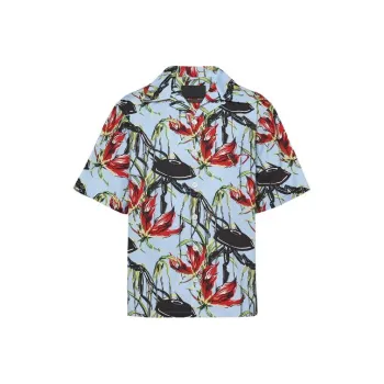 PRADA Allover Graphic Printed Shirt