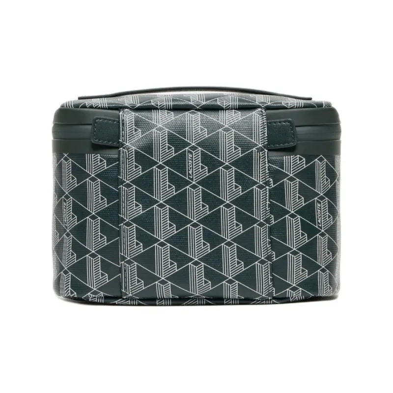 LACOSTE Cotton Makeup Bag Women's Green-2