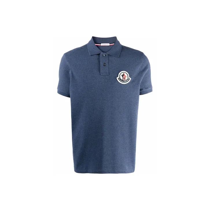 Moncler FW21 Polo Shirts Men Blue-0