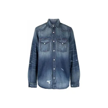AMIRI Shirts Men Blue