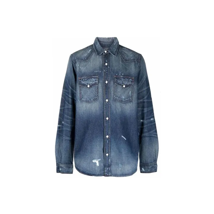 AMIRI Shirts Men Blue-0