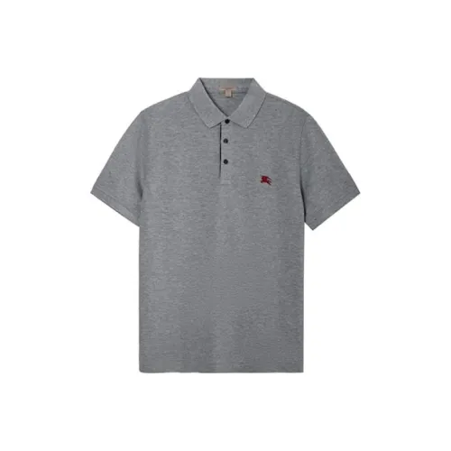 Burberry Polo Shirt Men's Light Gray