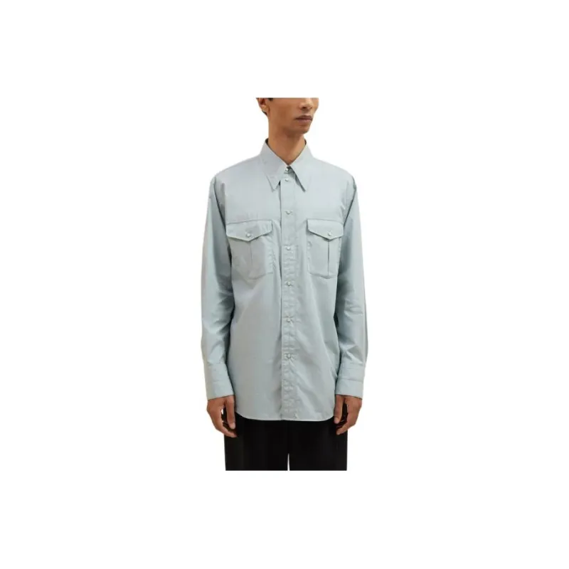 Lemaire Western Poplin Shirt-0
