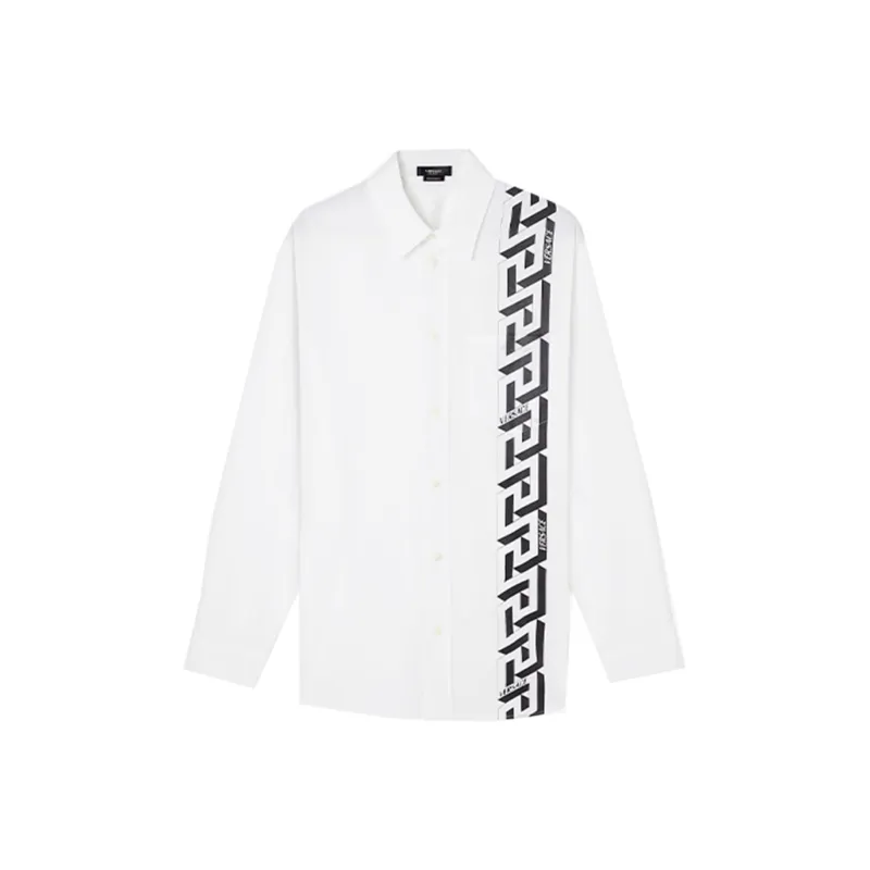 VERSACE Shirts Men White-0