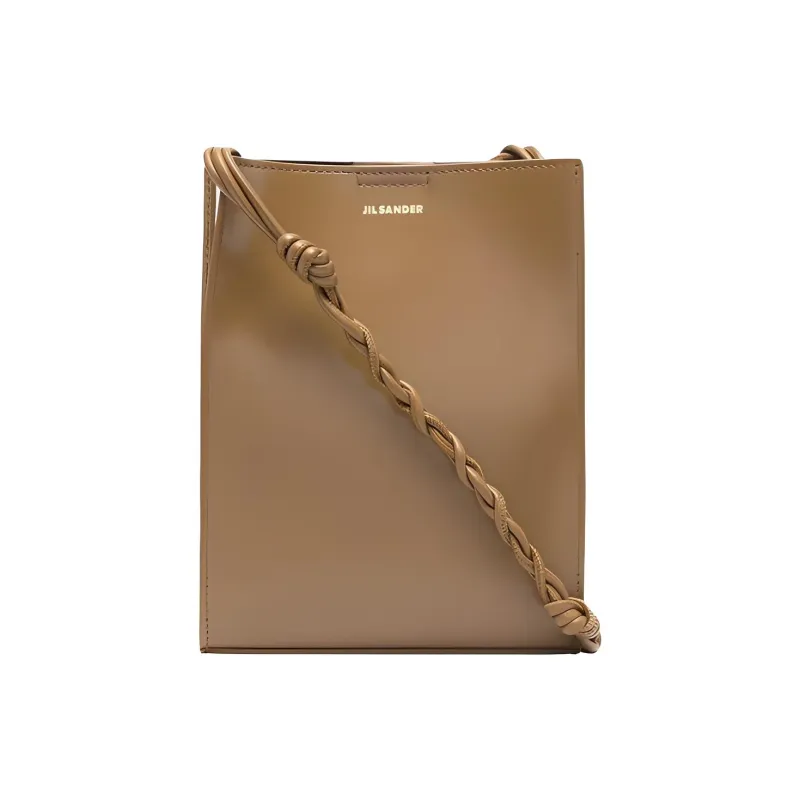 JIL SANDER Smooth Leather Crossbody Bag Shoulder Bag Women's Brown-0