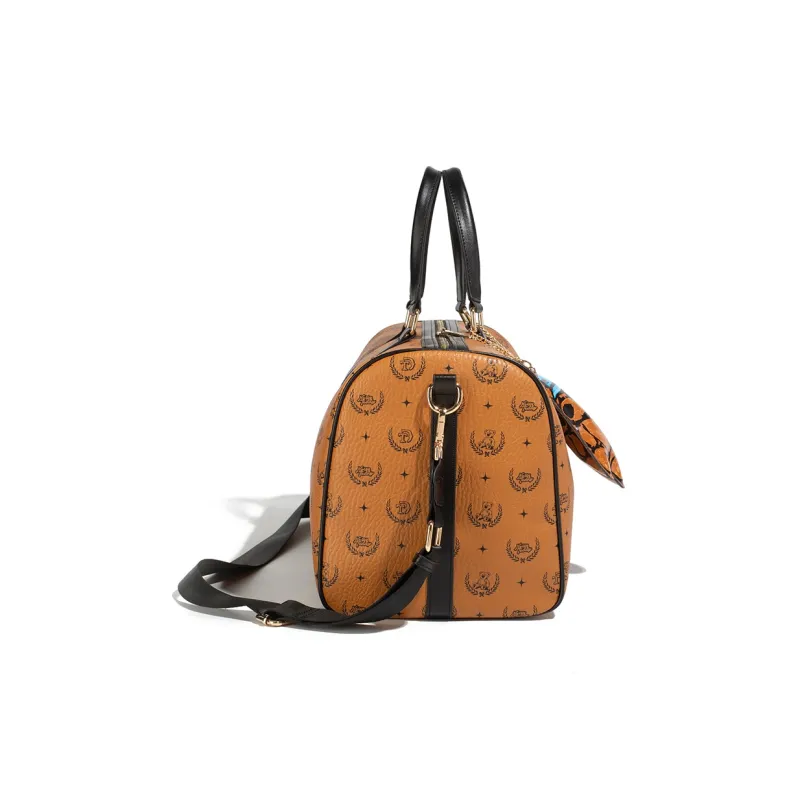 NOISY TEDDY PU Travel Bag, Gym Bag, Handbag Unisex Brown-3