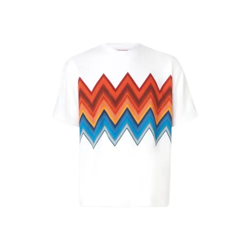 MISSONI Macro Zigzag Printed Crewneck T Shirt