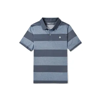 Timberland Polo Shirts Men Denim Blue