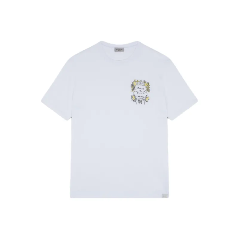 Paul & Shark Logo embroidered T shirt-0