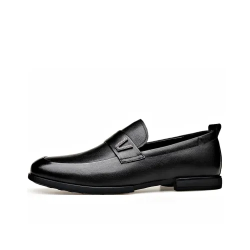 XIAOTOULANG Loafers Men's Black