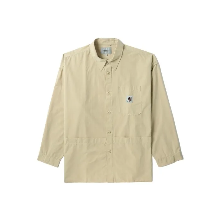 Carhartt WIP Logo patch Long sleeve Shirt-4