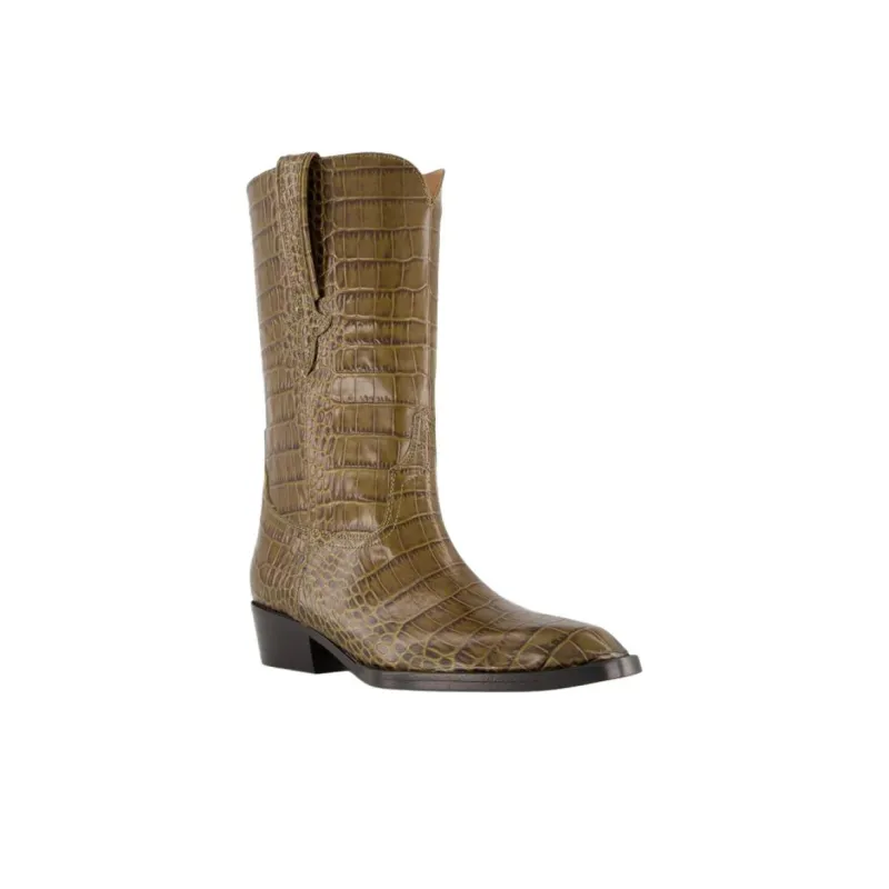 Paris Texas Hilda Embossed Boots Women's-2