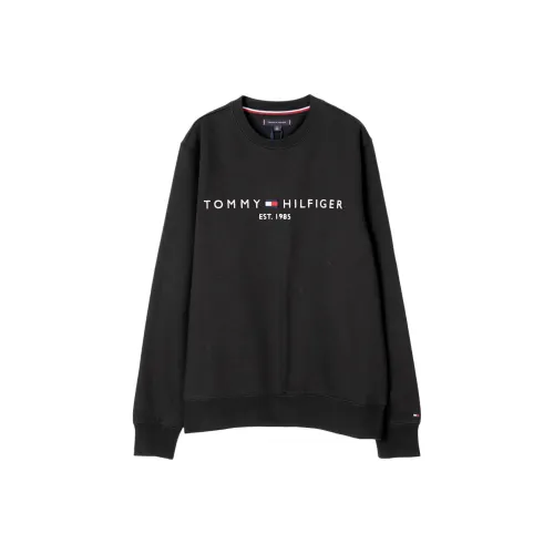 Tommy Hilfiger Logo-embroidered Cotton Sweatshirt