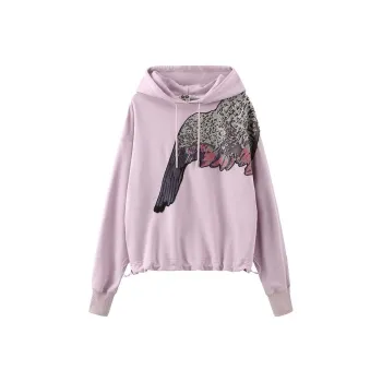 JI CHENG Sweatshirt Unisex Lilac