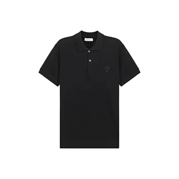 Alexander McQueen Polo Shirts Men Black