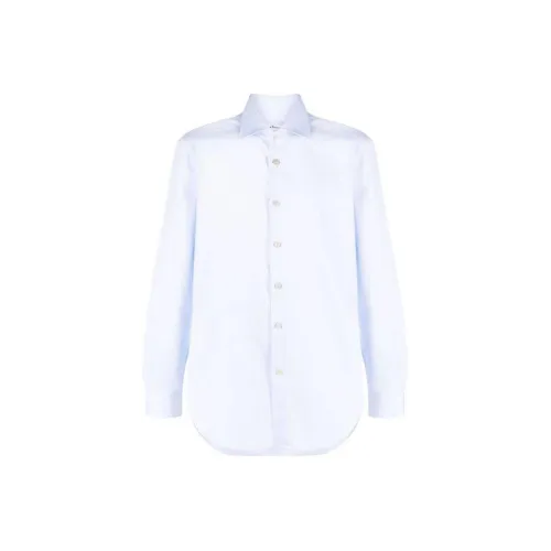 KITON Spread-collar Cotton Shirt