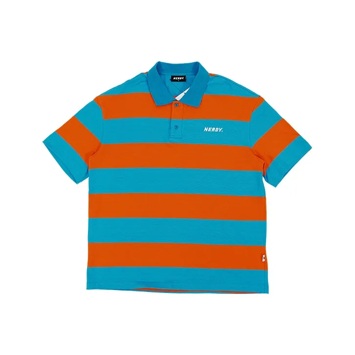 Nerdy Polo Shirts Unisex Blue-0