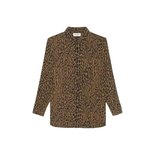 SAINT LAURENT Shirt Men's Brown